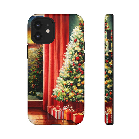 Christmas Tree in Cozy Holiday Home - Impact Resistant Phone Case iPhone 12 Mini Matte